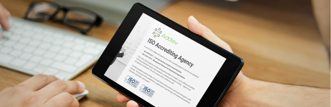 ISO accredited training centers can offer courses that issue Continuing Education credits.